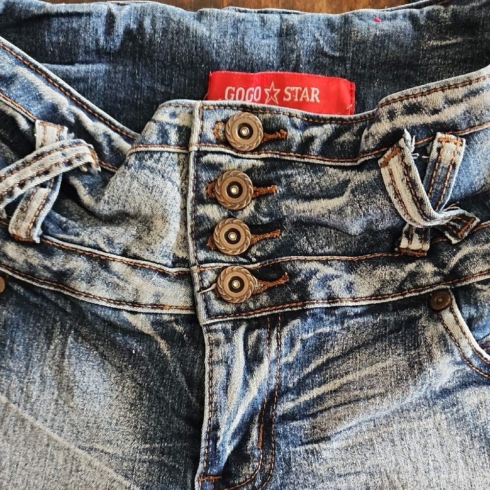 High Rise Blue Jeans - Picture 2 of 9